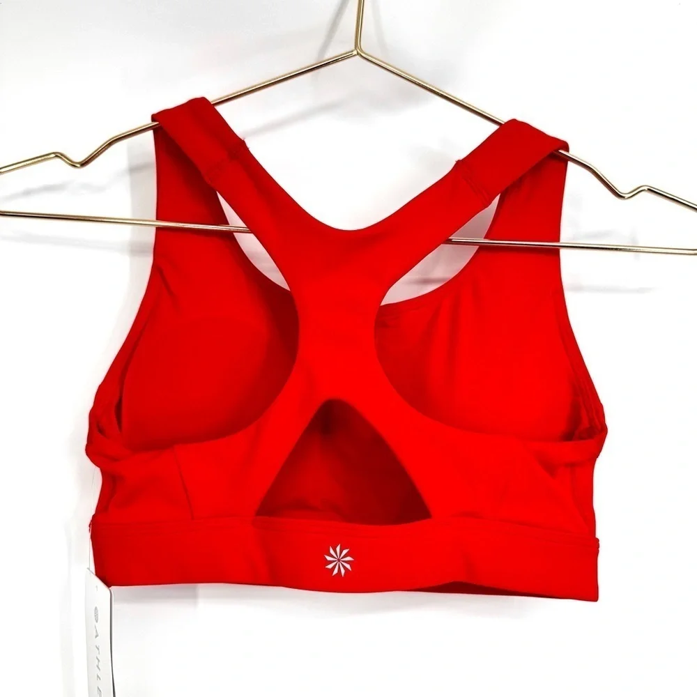 ATHLETA Ultimate Bra D-DD+ Cup Sports Bra in Red NWT